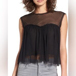 Mesh Babydoll Tee